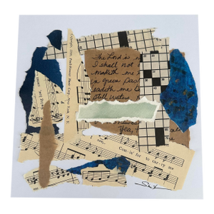 “Still Waters” Signed Original Collage by Nancy Smith