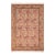 Shabby Chic Floral 1990's Pak-Persian Taupe/Gold Wool Rug - 6'0'' X 9'8'' For Sale