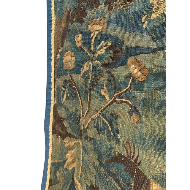 18th Century Antique 18th Century Verdure Tapestry For Sale - Image 5 of 12