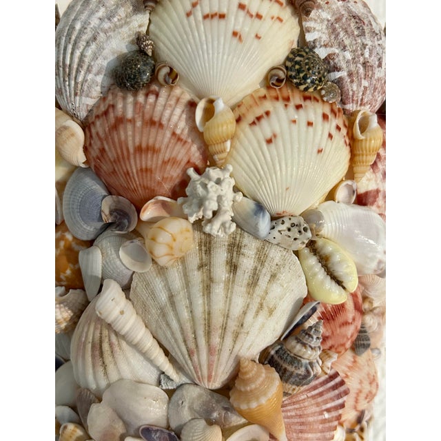 Contemporary Coastal Grotto Shell Encrusted Planter or Cache Pot For Sale - Image 4 of 11