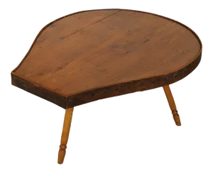 Antique Pine Fireplace Bellows Top Coffee Table