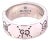 1990s Gucci Estate Engraved Ring Size 8 Sterling Silver 8.5 mm Height For Sale