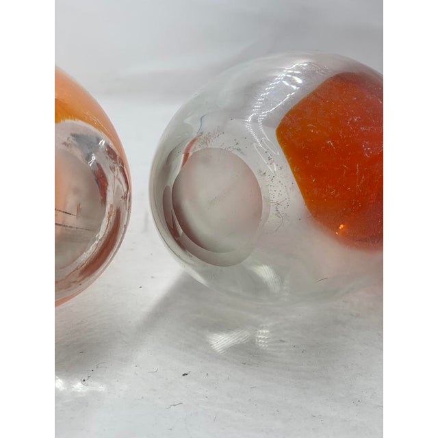 Mid-Century Modern Kamei Glass Solifleur Bud Vases - Set of 4 For Sale - Image 9 of 15