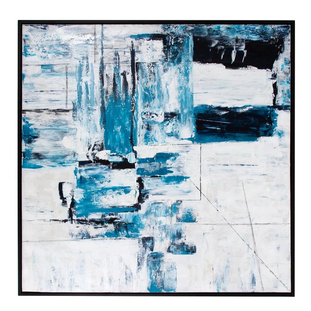 Abstract Window Frost Original Art For Sale - Image 3 of 6