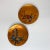 Metal 1960s Abstract Design Enamel on Copper Petite Plates by Artist Margot Dohan - a Pair For Sale - Image 7 of 7