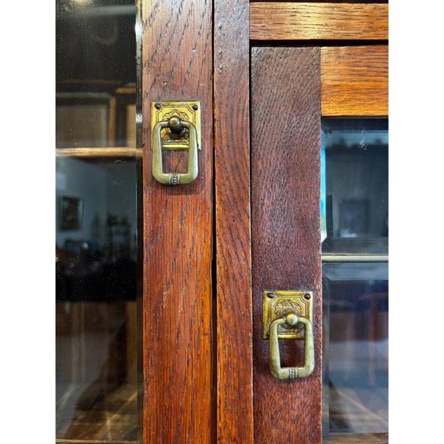 Gorgeous Dutch Arts & Crafts Buffet Cabinet C. 1920 For Sale - Image 12 of 18