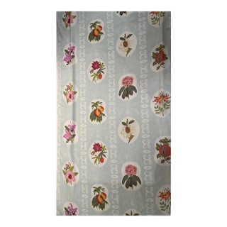 Schumacher Raoul Textiles “Martinique Sea” Tropical Botanical Fabric – Designer Textile For Sale