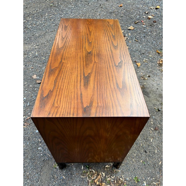 Edward Wormley Edward Wormley for Dunbar Bi-Fold Cabinet For Sale - Image 4 of 12