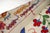 Ecru Floral Suzani Embroidery - Bird Table Runner and Wall Art 1'4'' X 3'1'' For Sale - Image 8 of 10