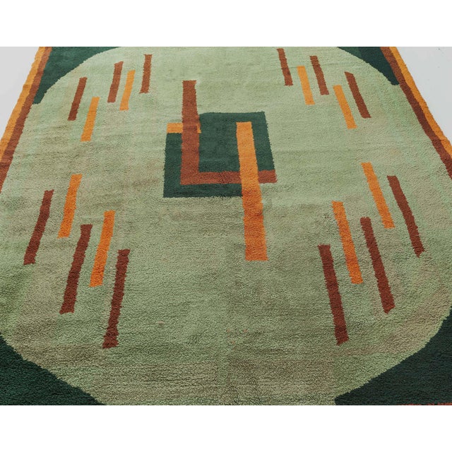 Doris Leslie Blau Vintage French Art Deco Rug For Sale - Image 4 of 8