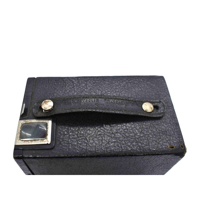 Metal Authentic Art Deco 1940s Eastman Kodak Brownie Target Six-20 Box Camera For Sale - Image 7 of 9