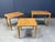 Brown Nesting Tables in Oak attributed to H.W. Klein for Bramin, Denmark, 1960s, Set of 3 For Sale - Image 8 of 11