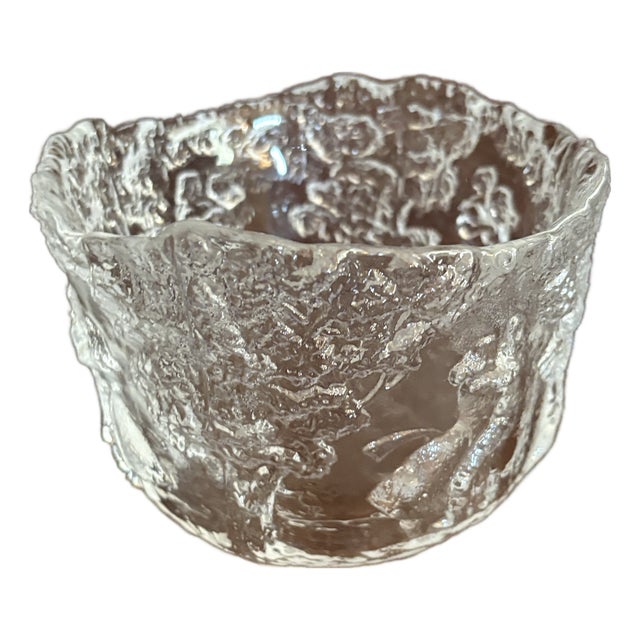 Kosta Boda Rhapsody Glass Bowl Designed by Kjell Engman For Sale