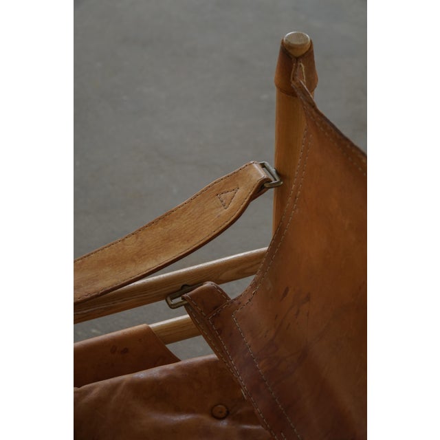 Sirocco Lounge Chairs in Leather & Ash by Arne Norell for Aneby Mobler, 1960s, Set of 2 For Sale - Image 16 of 18