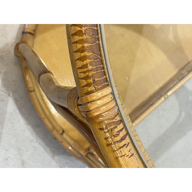 Bamboo Bedside Tables, 1970s, Set of 2 For Sale - Image 9 of 10