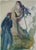 Salvador Dalí (1904-1989) Paradise 28: Saint Peter and Dante Color wood engraving Unsigned On BFK Rives wove paper, 26 x...
