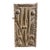 Vintage Dogon Granary Door With Chiwaras /Crocodiles Mali African 49.5" H For Sale