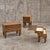 2000 - 2009 Wooden Sewing Table with Extendable Scissor and Storage Compartments, 1930s For Sale - Image 5 of 6