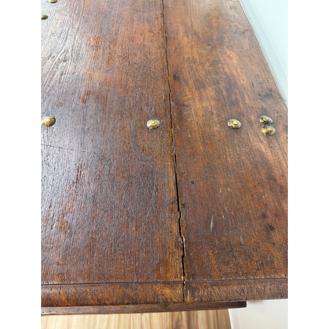 Antique Ming Kang Chinese Carved Wood Trunk Circa 1800-1849 For Sale - Image 9 of 12