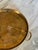 Brass Made in India Solid Brass Bamboo Motif Petite Serving Tray For Sale - Image 8 of 15