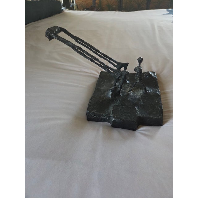 Modern 19th Century George Spaventa's Abstract Bronze Sculpture For Sale - Image 3 of 6