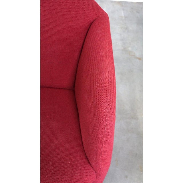 Set of Vintage Red Fabric Armchairs Model Ben from Artifort For Sale - Image 10 of 14