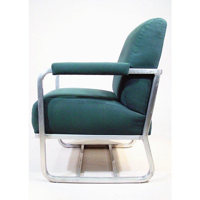 Aluminum Pullman Passenger Train Railroad Lounge Chair Chairish