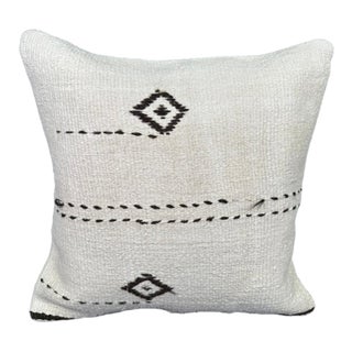 Turkish Hemp Pillow Cushion Natural Beige Brown Cushion Cover 20"x20" For Sale