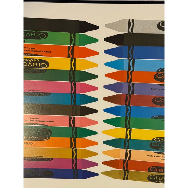 1970s Vintage Mickey Myers "Even More..."Crayola Crayon Pop-Art Poster, Framed For Sale - Image 10 of 12