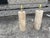 Pair Of Italian Modern Travertine Cylinder Lamps. Offered it a stately pair of Italian mid-century travertine cylinder...
