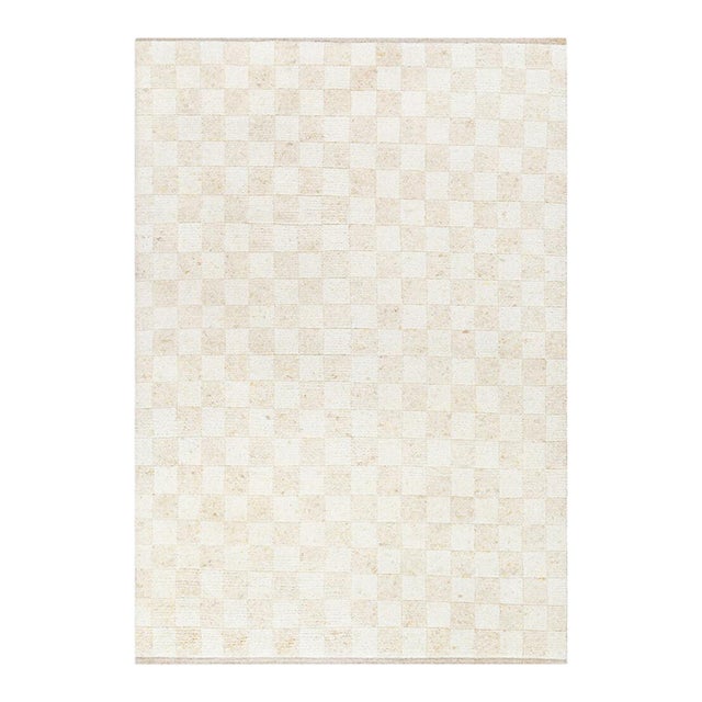 Becki Owens x SURYA Davey Handmade Rug Light Beige 2x3 For Sale