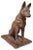 Art Deco Terracotta Dog by A. Thorand, 1935 For Sale