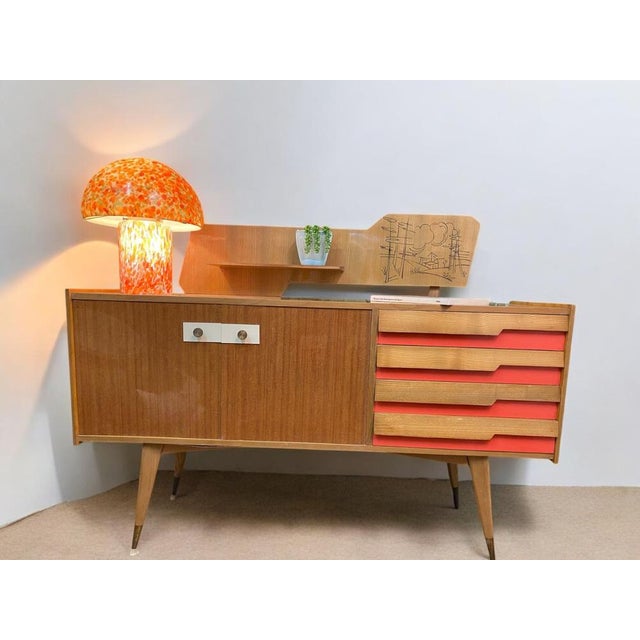 Mid-Century Modern Mid-Century Modern Italian Sideboard by Gio Ponti, 1950s For Sale - Image 3 of 18