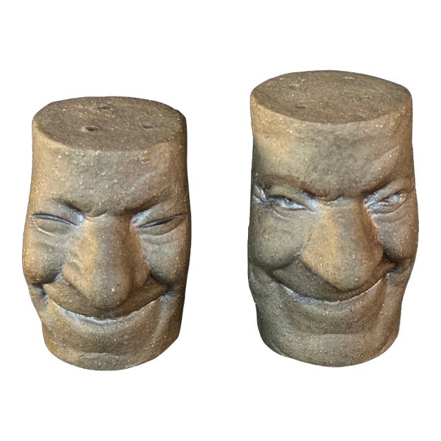 1990s Art Pottery Salt and Pepper Shakers For Sale