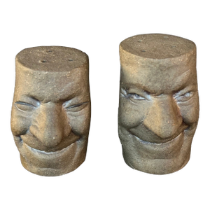 1990s Art Pottery Salt and Pepper Shakers