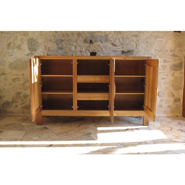 Elm Wood Sideboard Brittany Range from Regain, France, 1960s For Sale - Image 6 of 15