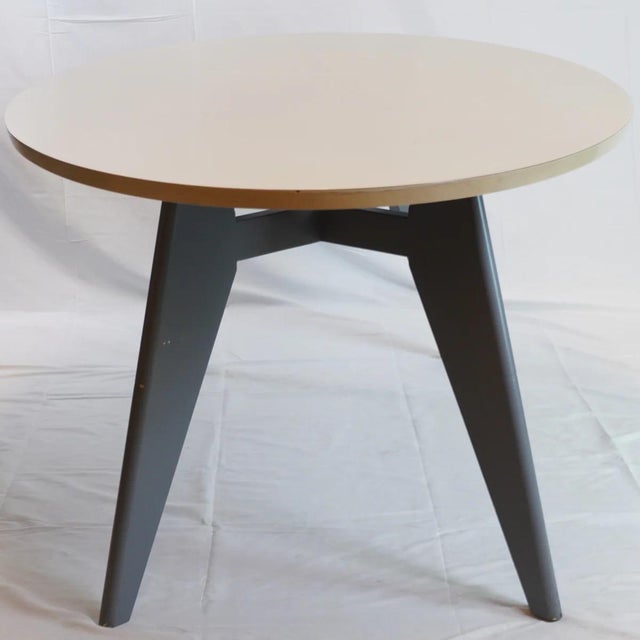 Wood Modern Oval Oak Dining Table For Sale - Image 7 of 8