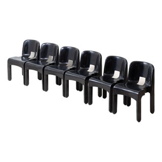 Universale Chairs by Joe Colombo for Kartell, 1960s, Set of 6 For Sale