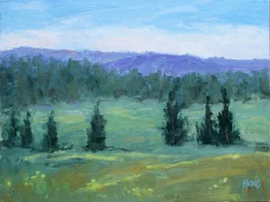 Tahoe Meadows, Contemporary Landscape Oil Painting