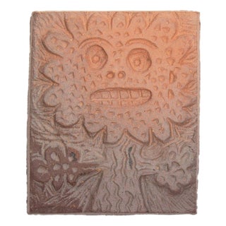 Mark Bulwinkle Studio Pottery Tree Tile For Sale