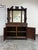 Victorian Carved Mahogany Triple Mirror Sideboard, Antique For Sale - Image 4 of 12