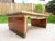 Post Modern Two-Sided Double Drawer Sculptural Textured Coffee Table ~ Brutalist Vintage Abstract Art ~ Modernsim For Sale In Seattle - Image 6 of 18