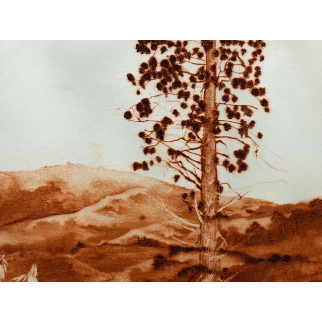 1990s G H Rothe Yuca Hand Signed Art Limited Edition Landscape 1982 For Sale - Image 5 of 7