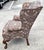 Vintage Hickory Chair Co Wingback William Morris Strawberry Thief Fabric For Sale - Image 9 of 18