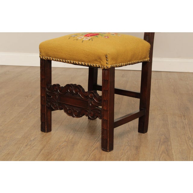Antique Renaissance Revival Carved Accent Chair For Sale In Philadelphia - Image 6 of 13