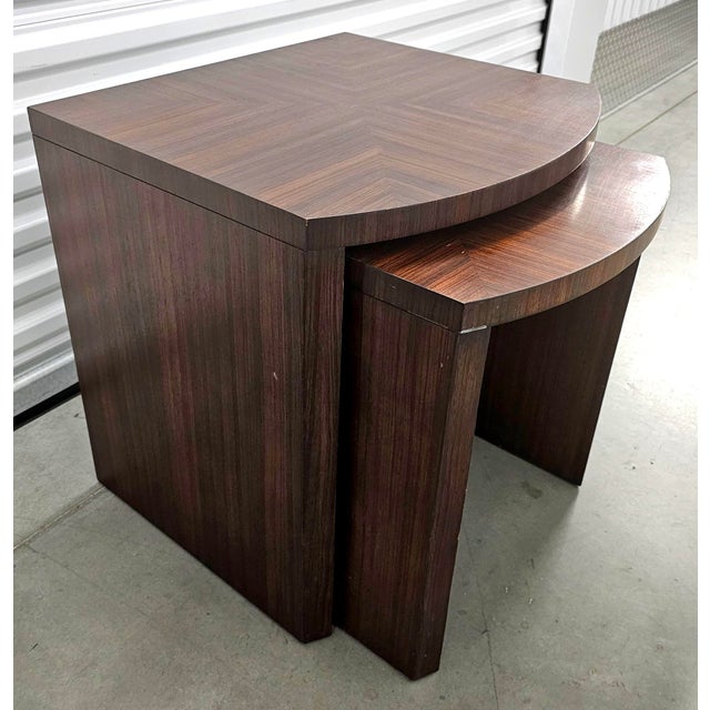 Ethan Allen Nesting Side Tables Set of 2 Chairish