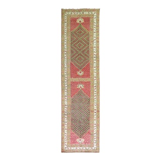 Early 21st Century Tribal Turkish Sivas Runner - 3'5" x 12'5" For Sale
