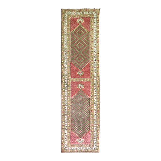 Tribal Turkish Sivas Runner For Sale
