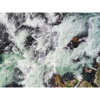 "AV_Rhine_Falls_009" Contemporary Aerial View Limited Edition Photograph by Bernhard Lang For Sale
