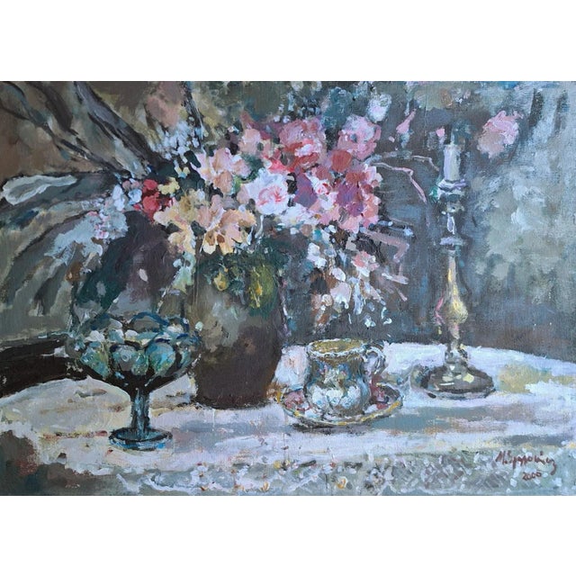 MMagdalena Spasowicz, Still Life, 2000, Oil & Oil on Canvas For Sale - Image 4 of 4